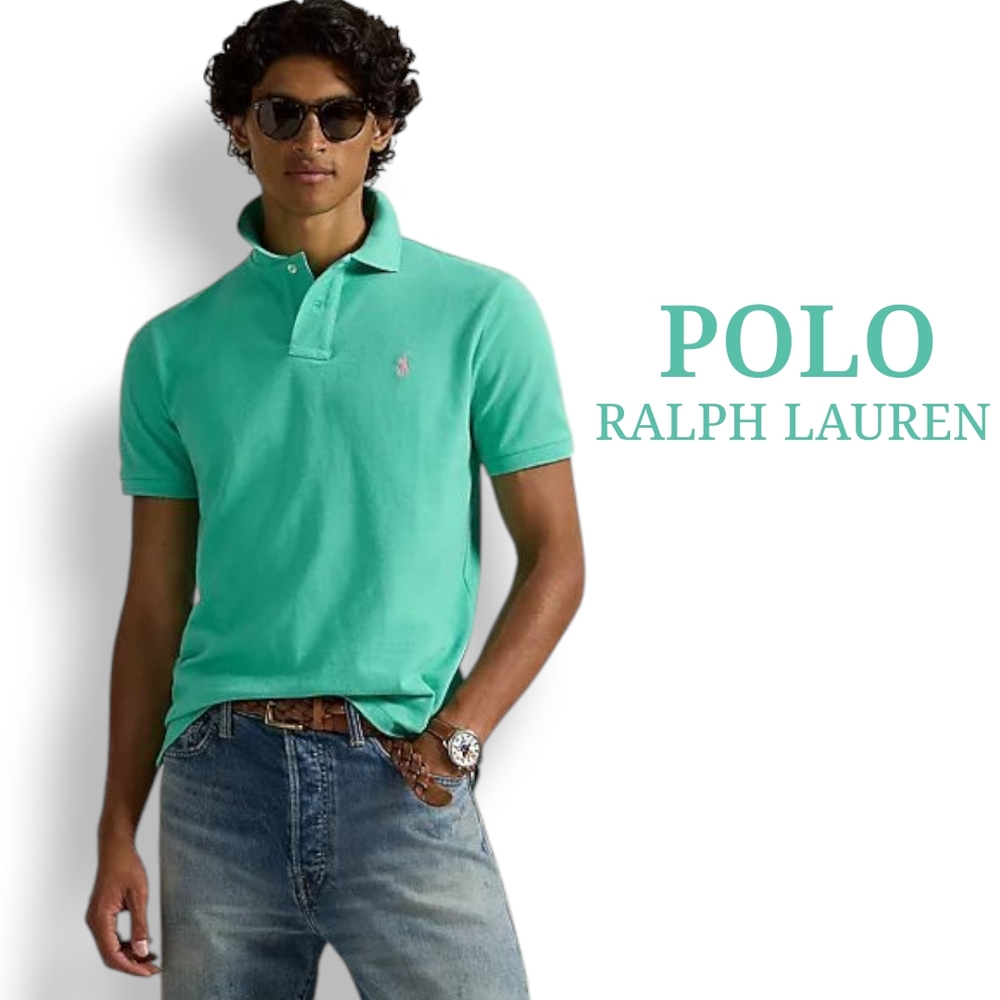 Ralph Lauren Custom Slim Fit Iconic Mesh Polo Shirt
